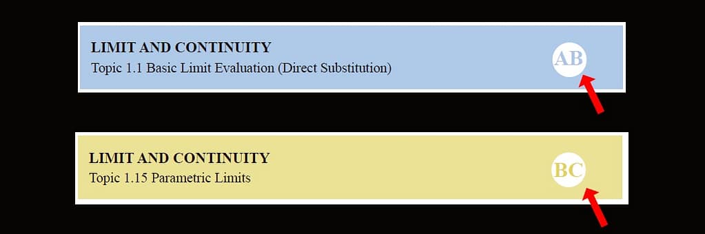 The Ripple Effect Core Units AB topics and BC topics