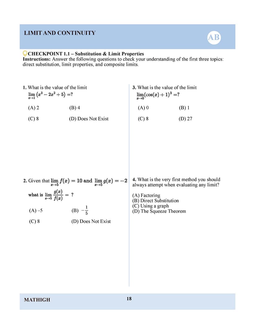 The Ripple Effect CHeckpoint 1.1 left page